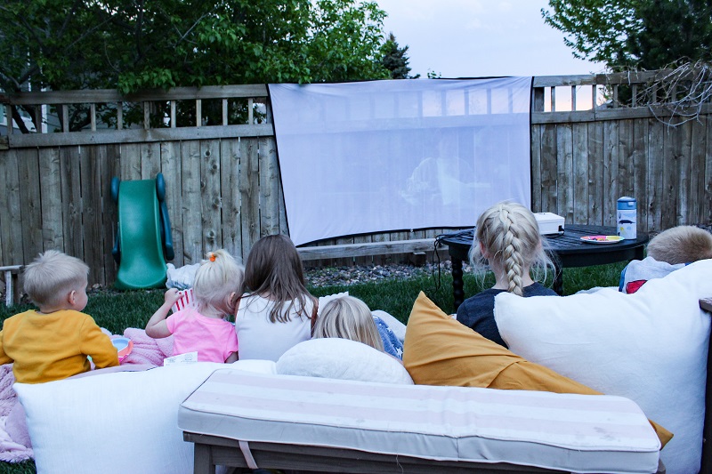 Outdoor Movie Night | Must Try Summer Activity for Kids - Project Whim